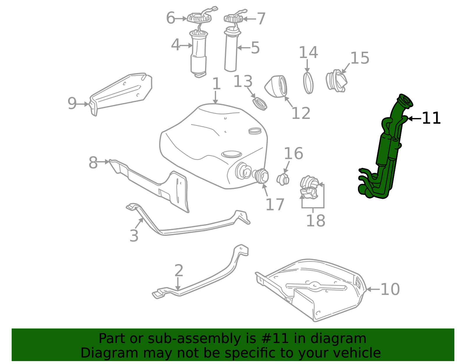 Filler Pipe - Volvo (8250454) - view 2