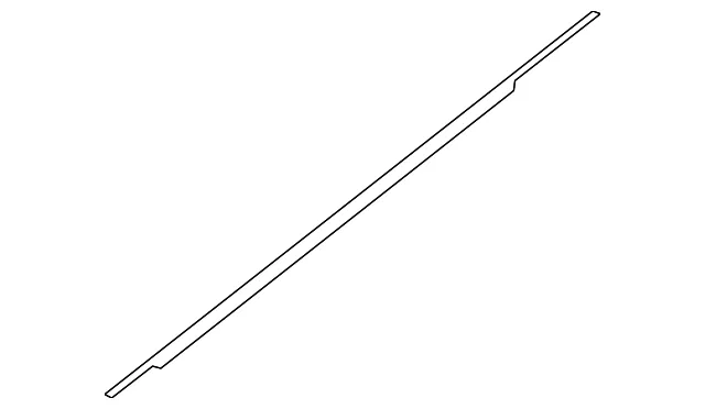 Belt Weather-Strip - Passenger Side (RH) - Kia (83220-1W201)