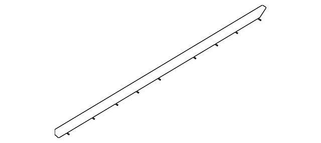 Belt Weather-Strip - Passenger Side (RH) - Kia (83341-1D000WK)