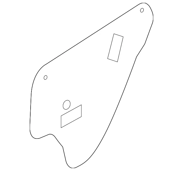 Water Shield - Passenger Side (RH) - Kia (83392-1W010)