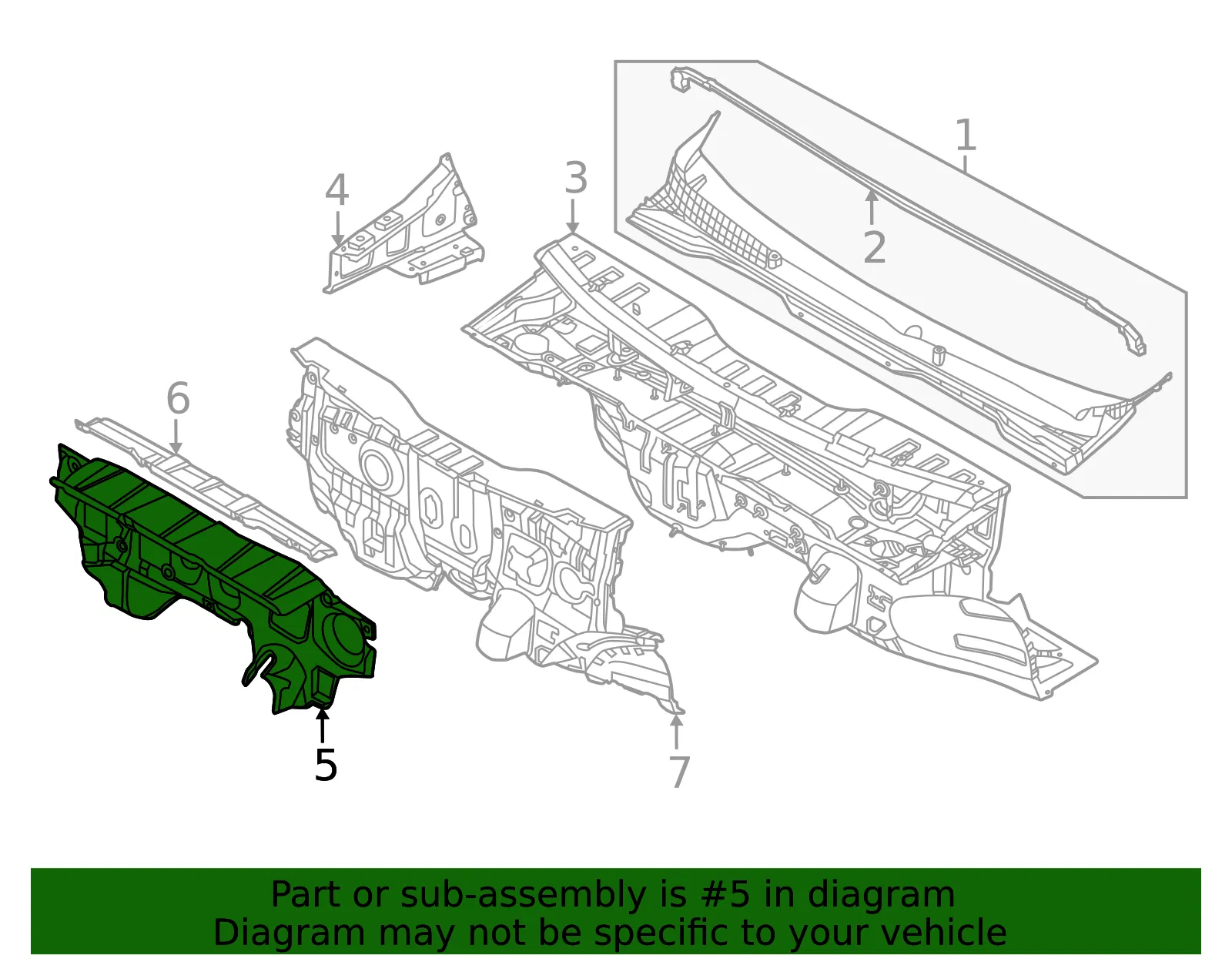 Upper Insulator - Kia (84124-R0000) - view 2