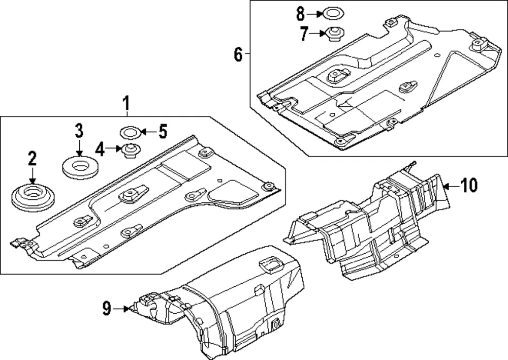 Rear Shield - Kia (84137-J5000)
