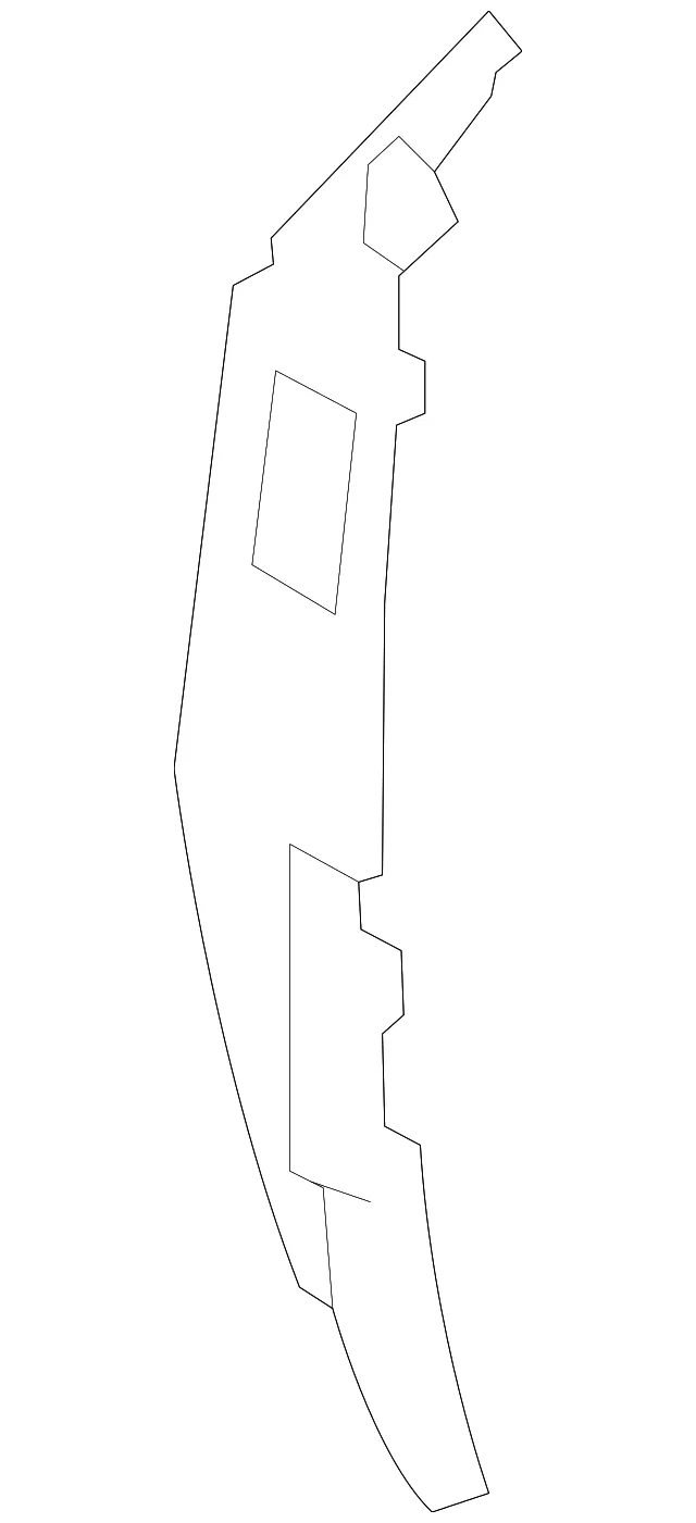 Rear Seal - Passenger Side (RH) - Kia (84142-2P500)