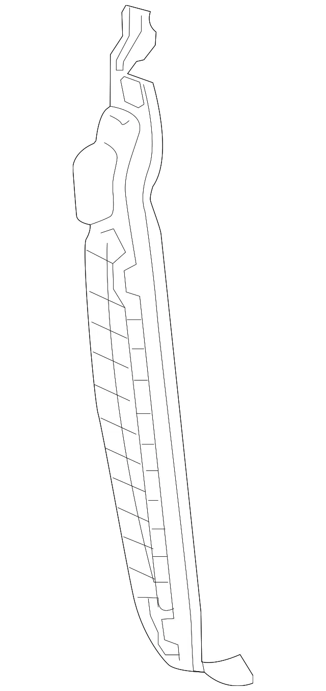 Rear Seal - Passenger Side (RH) - Kia (84142-A7000)