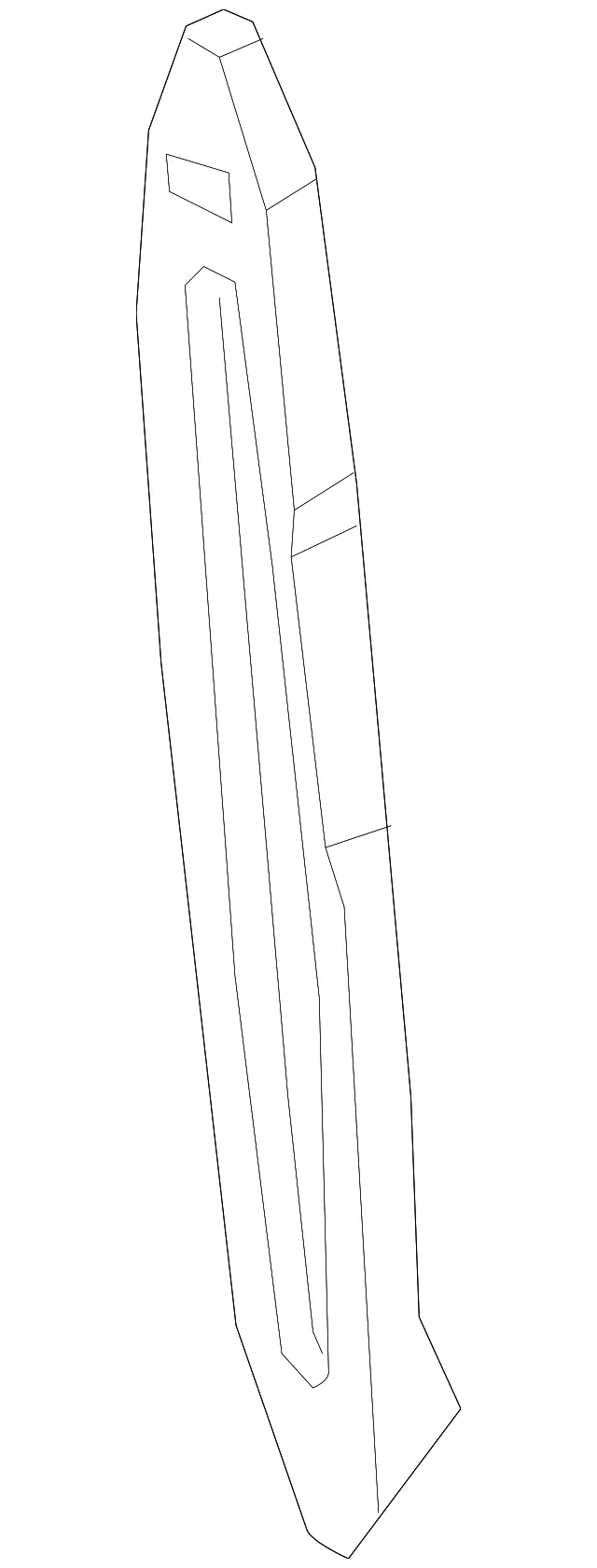 Rear Insulator - Passenger Side (RH) - Kia (84142-A9000)