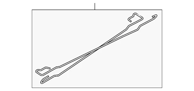 Trunk Torque Rod - Nissan (84433-5EF0A)