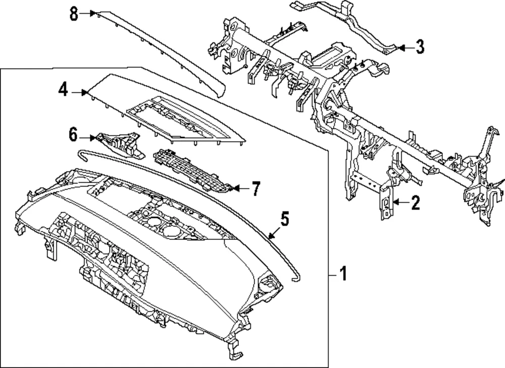 Bracket - Kia (84776-XG000)