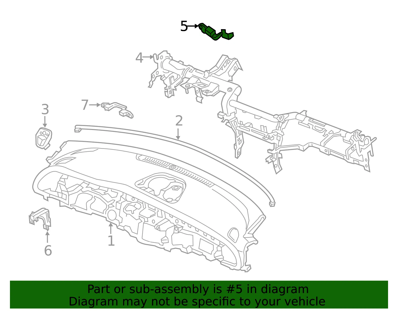 Bracket - Kia (84525-J5000) - view 2