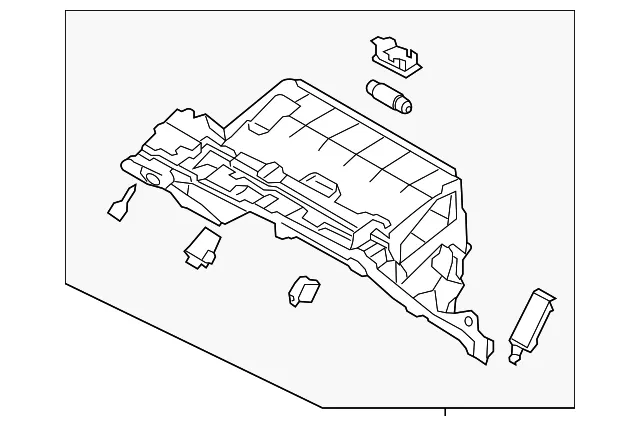 Glove Box Frame - Kia (84540-F6000WK)
