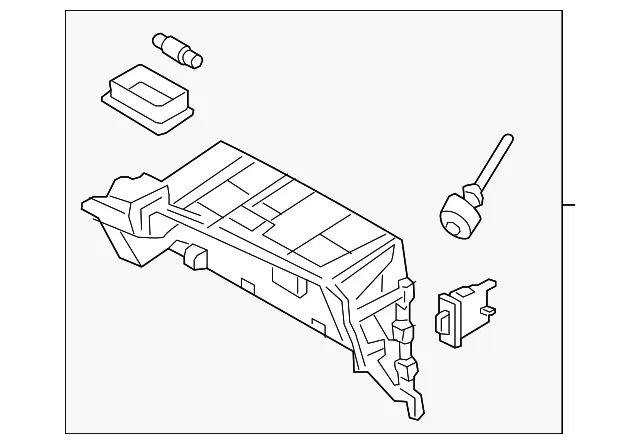 Glove Box Frame - Kia (84540-C6100WK)