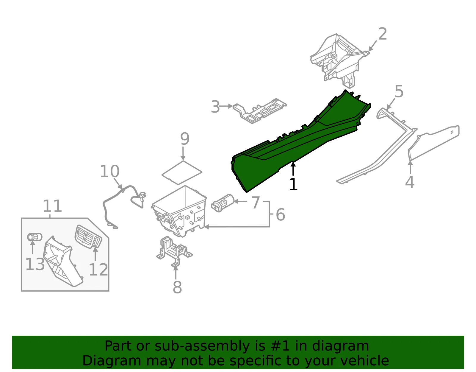 Side Panel - Kia (84610-L3000WK) - view 2