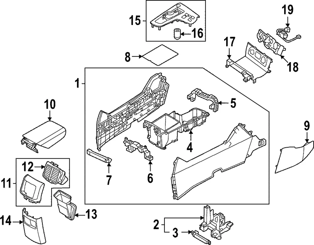 Storage Box - Kia (846W0-P1000)