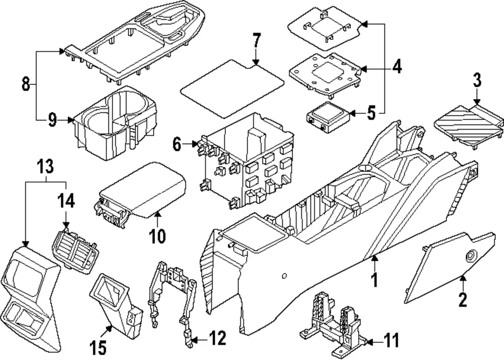 Storage Box - Kia (846W0-GG100)