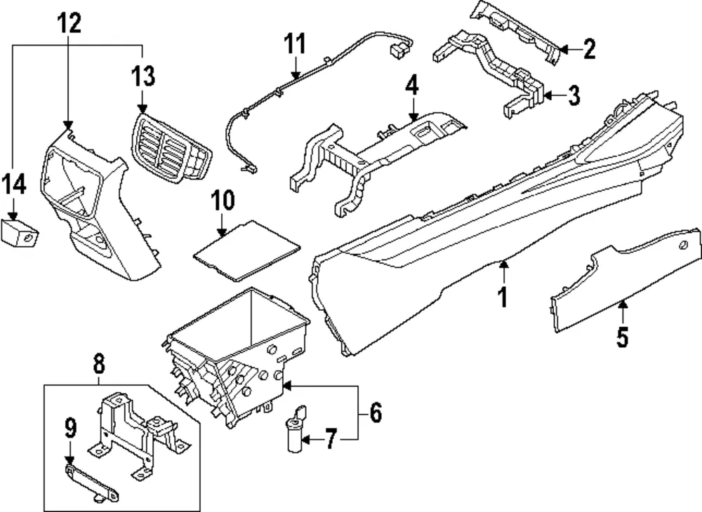 Storage Box - Kia (84680-L2AB0)