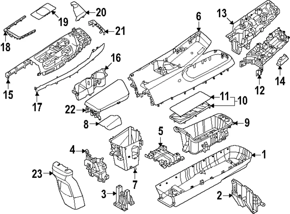 Rear Bracket - Kia (84635-XG000)