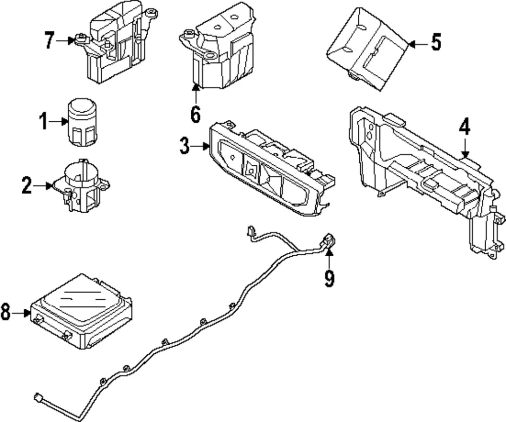 Auxiliary Jack - Kia (84675-GG000RBQ)