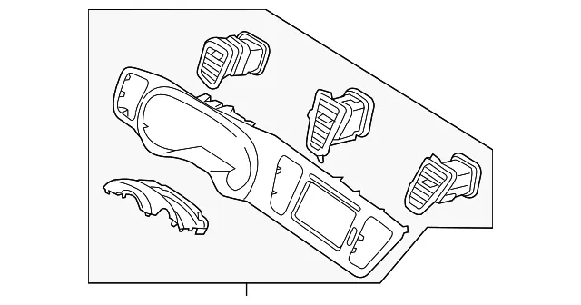 Upper Panel - Kia (84740-A9AB0CA)