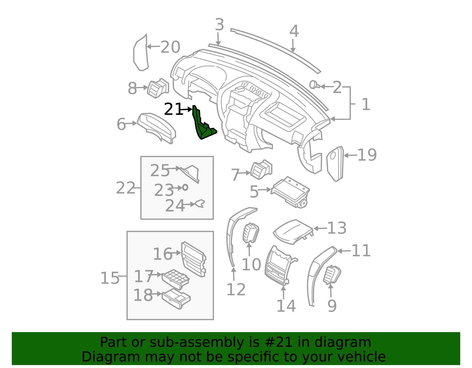 Lower Side Panel - Kia (84755-3E000CY) - view 2