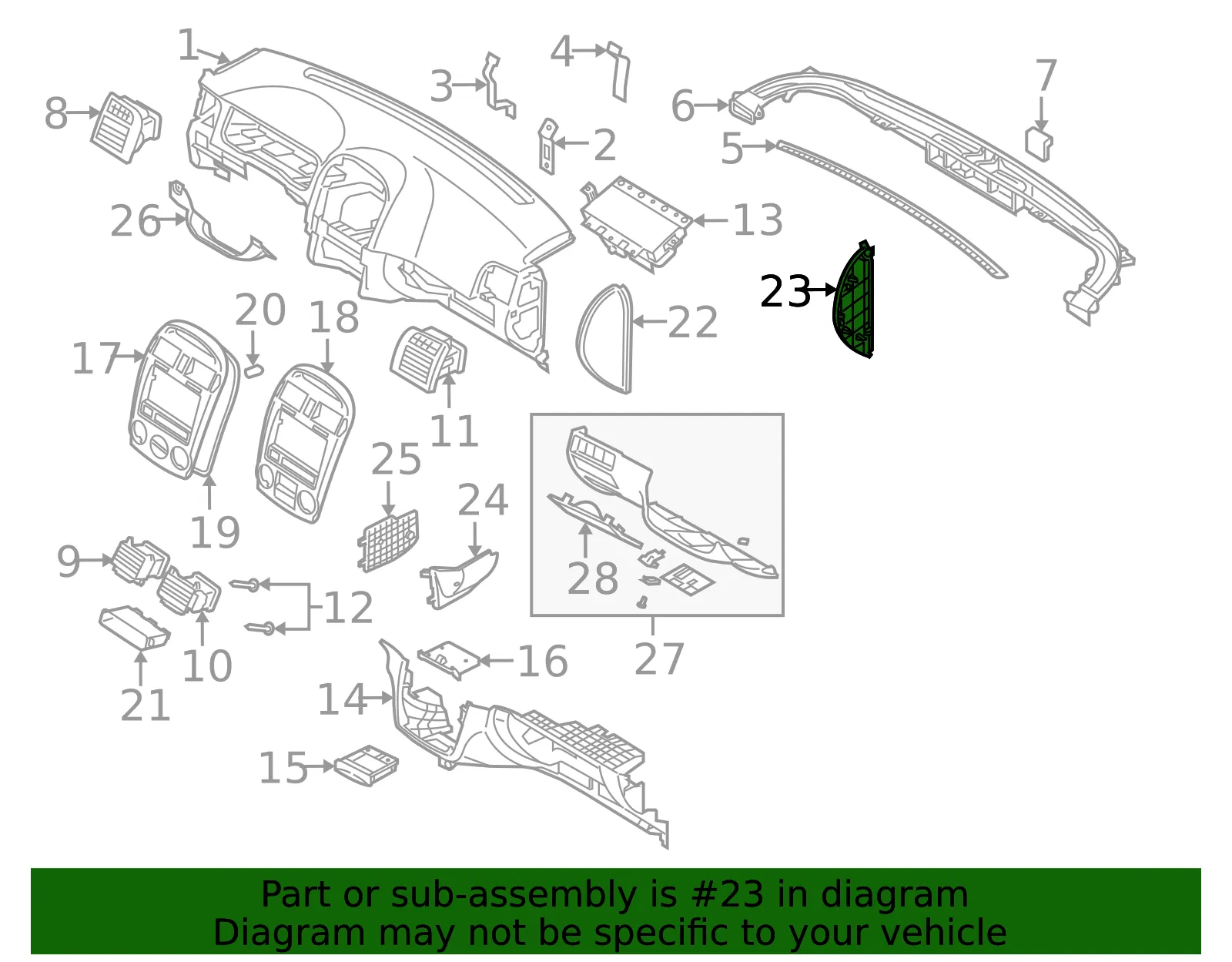 Side Panel - Kia (84765-2F100NZ) - view 2