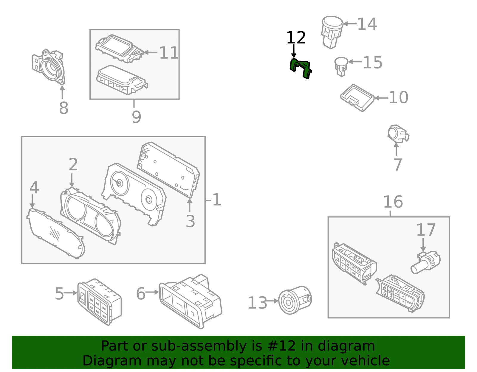 Bracket - Kia (84776-3T000) - view 2