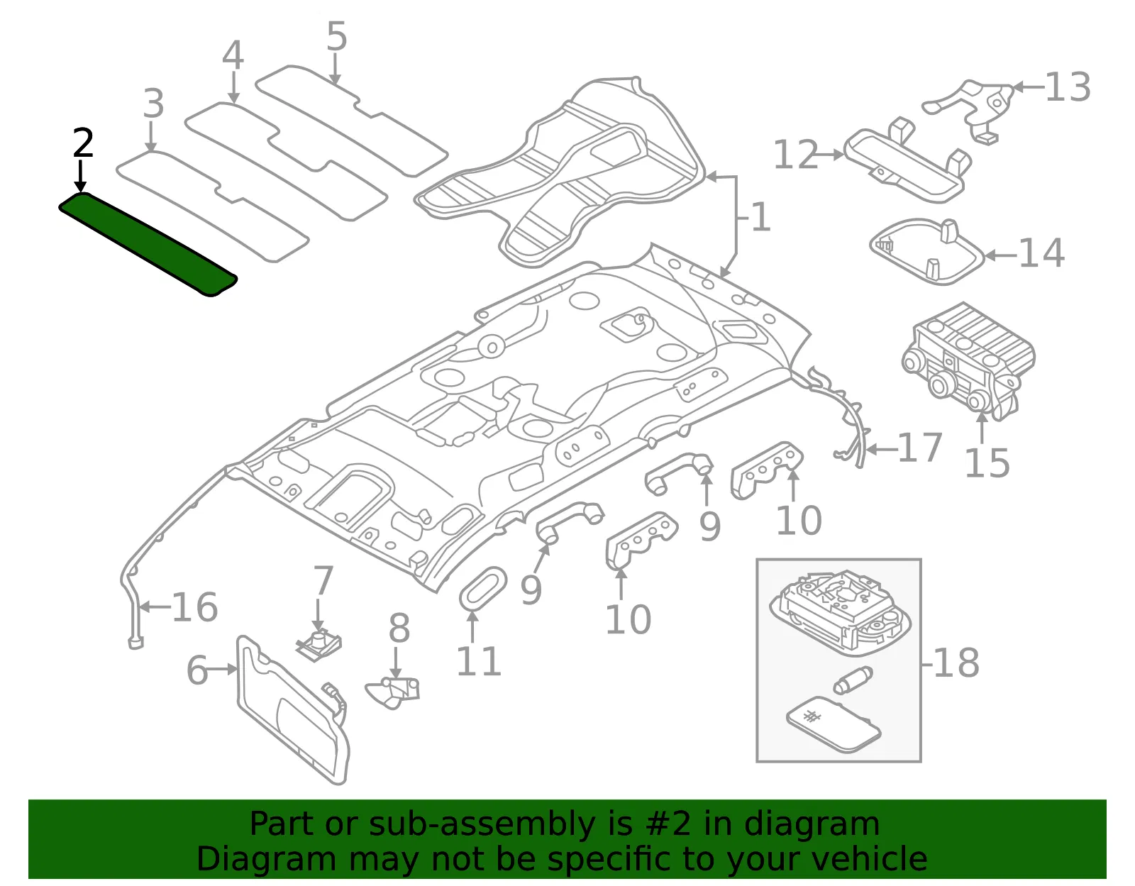 Insulator Pad - Kia (85305-4D004) - view 2