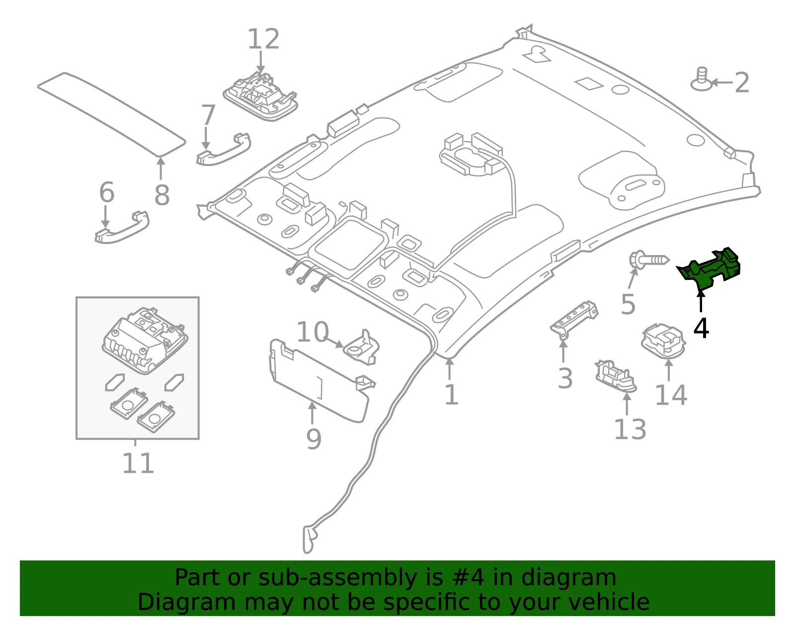 Support Bracket - Kia (85333-A7500) - view 2