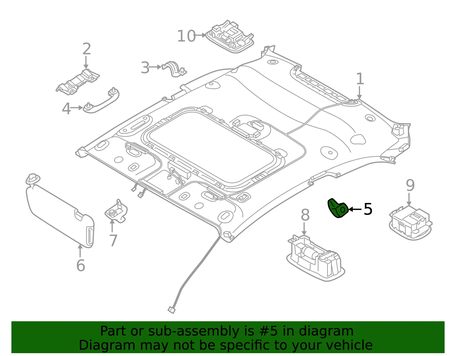 Coat Hook - Kia (85390-3X000ED) - view 2