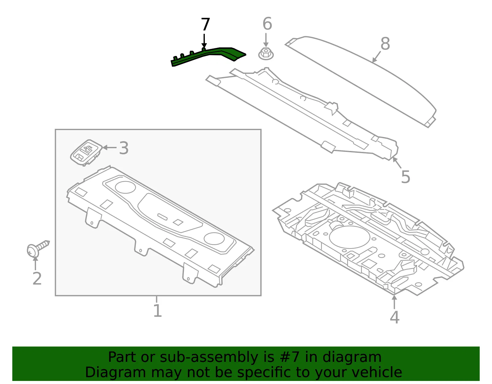 Guide - Driver's Side (LH) - Kia (85691-3T000AYK) - view 2