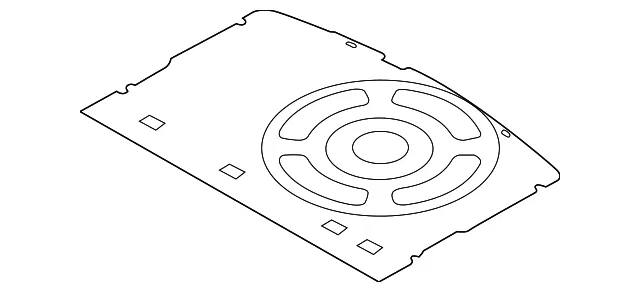 Floor Cover - Kia (85701-1W230WK)