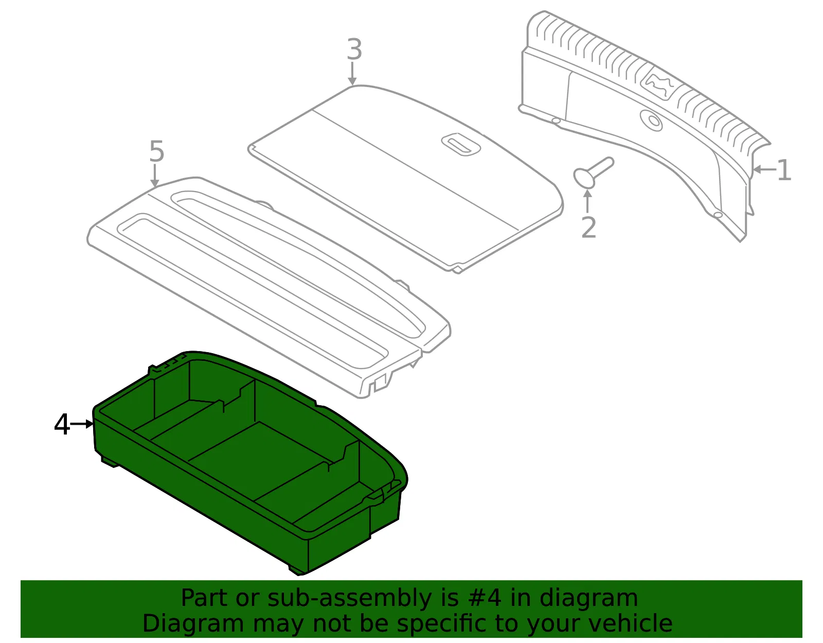 Cargo Box - Kia (85725-E4000GA6) - view 2