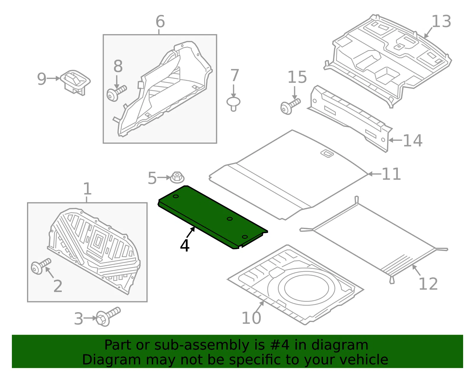Front Panel - Kia (85727-3M500) - view 2