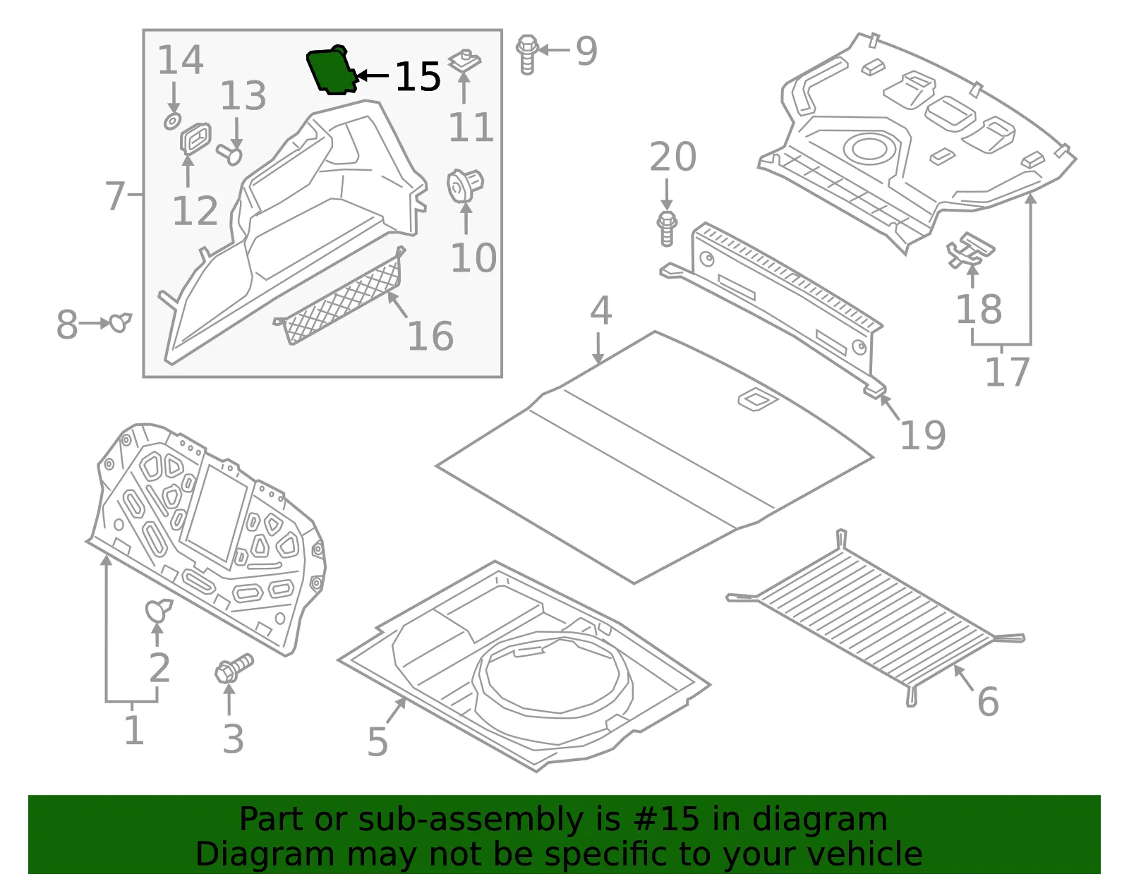 Cover - Kia (85738-J6000) - view 2