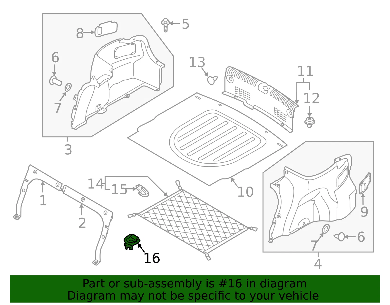 Hook - Kia (85795-A5000) - view 2