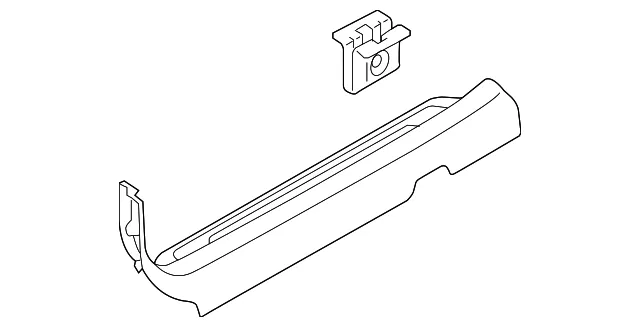 Front Sill Plate - Passenger Side (RH) - Kia (85880-F6000YBR)