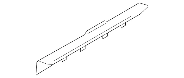 Front Sill Plate - Passenger Side (RH) - Kia (85871-1F000WK)