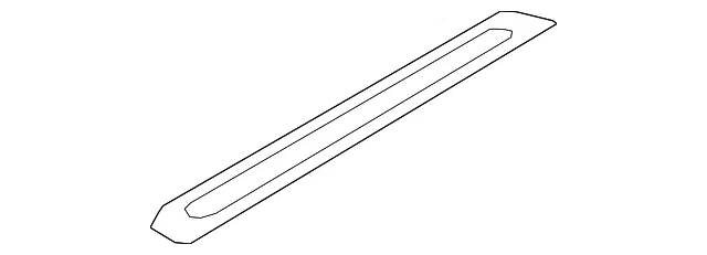 Front Sill Plate Insert - Passenger Side (RH) - Kia (85883-G5100WK)