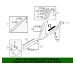 Rear Sill Plate - Driver's Side (LH) - Kia (85877-J5000WK) - view 4