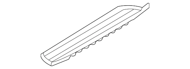 Rear Sill Plate Insert - Kia (85877-K0000WK)