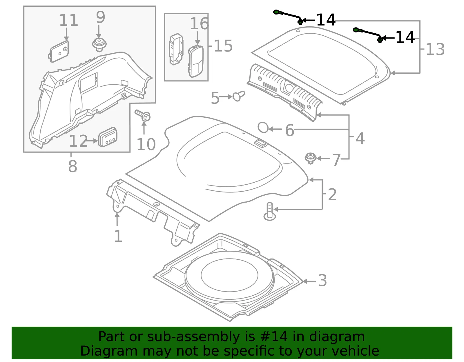 Cable - Kia (85917-J5000) - view 2