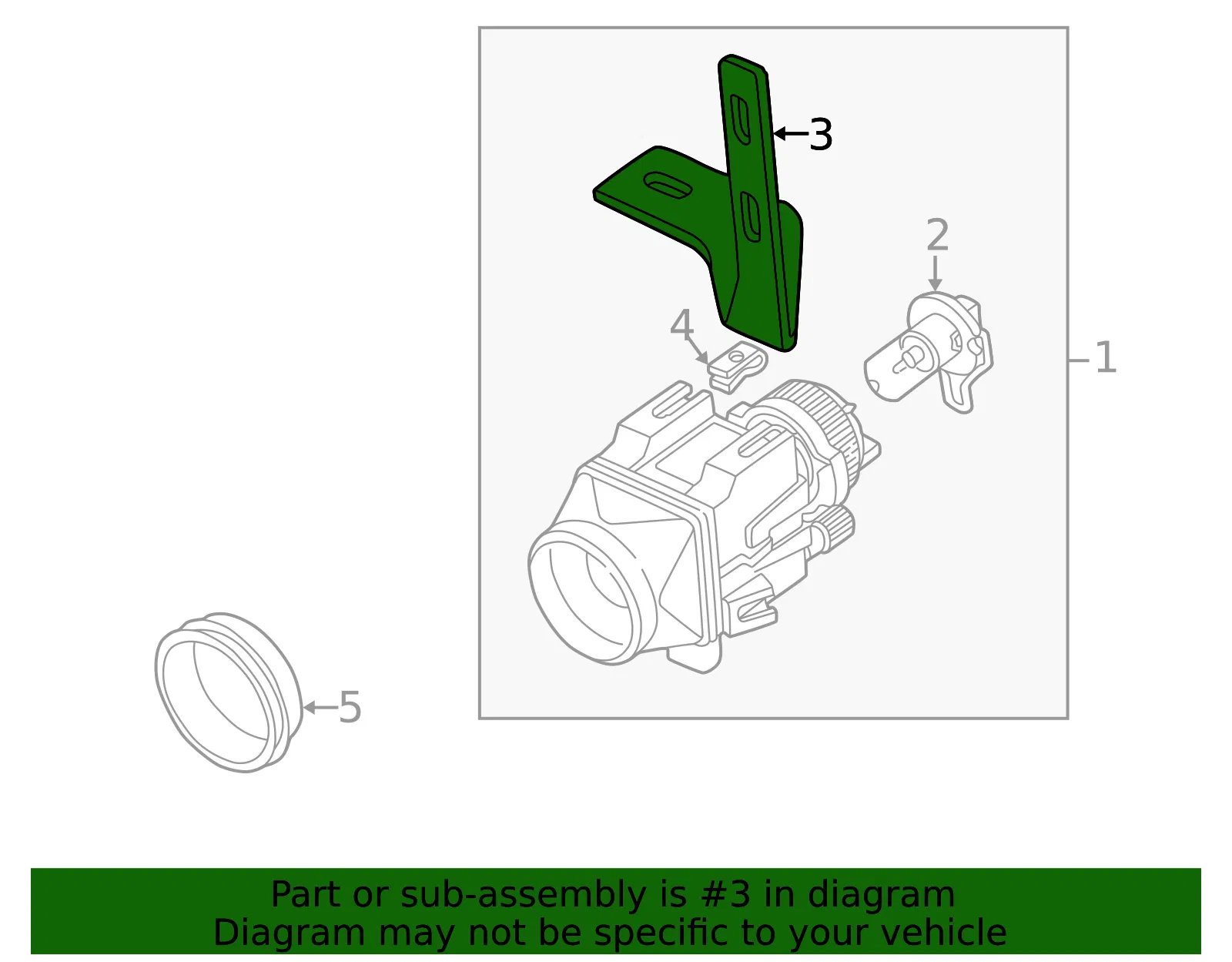 Mount Bracket - Passenger Side (RH) - Volvo (8618192) - view 2