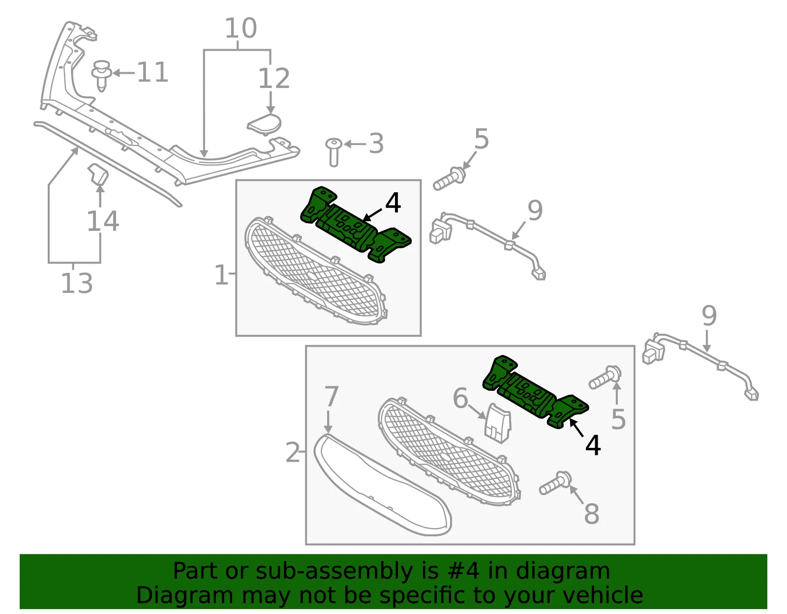Mount Bracket - Kia (86353-3T200) - view 2