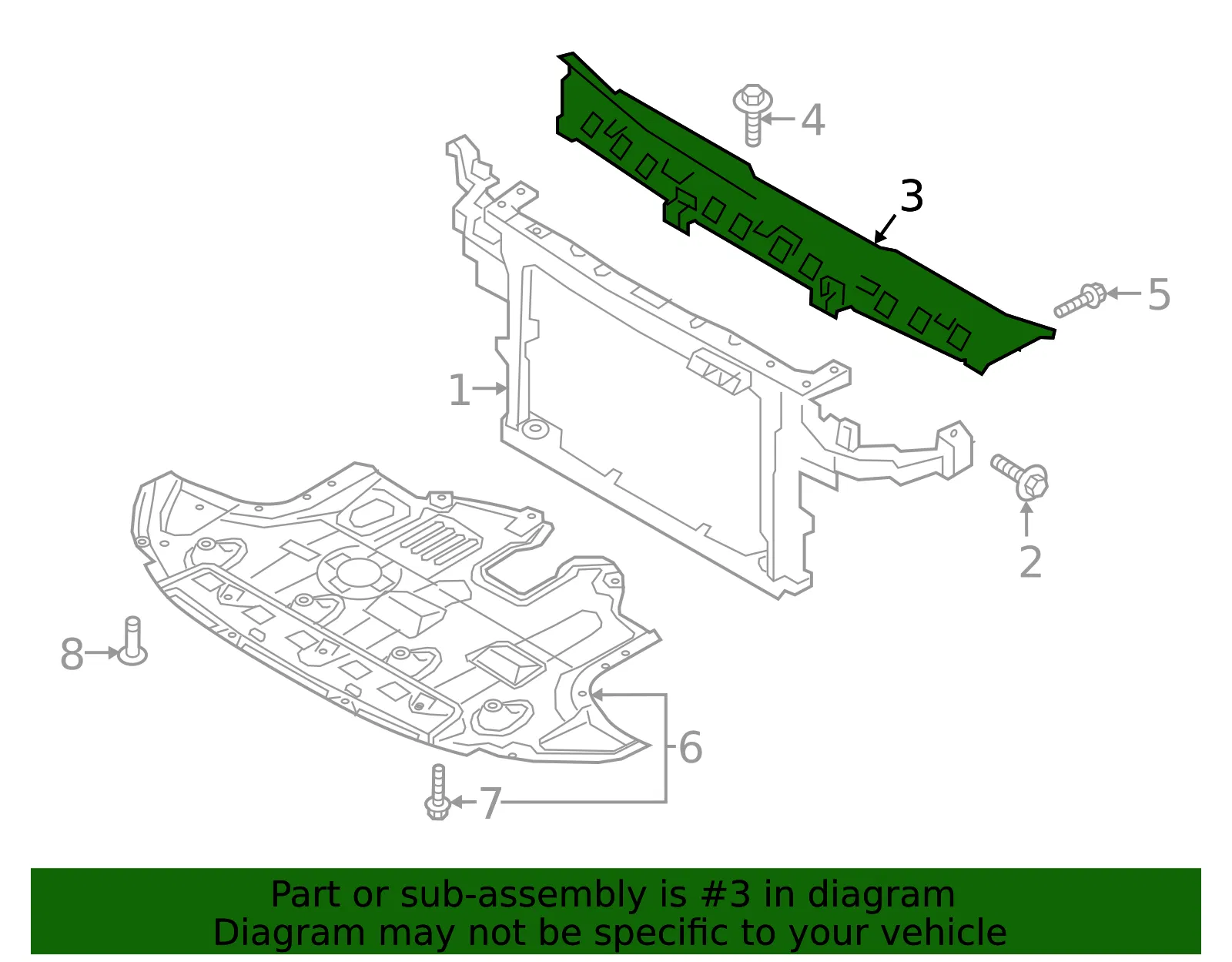Sight Shield - Kia (86360-G5000) - view 2