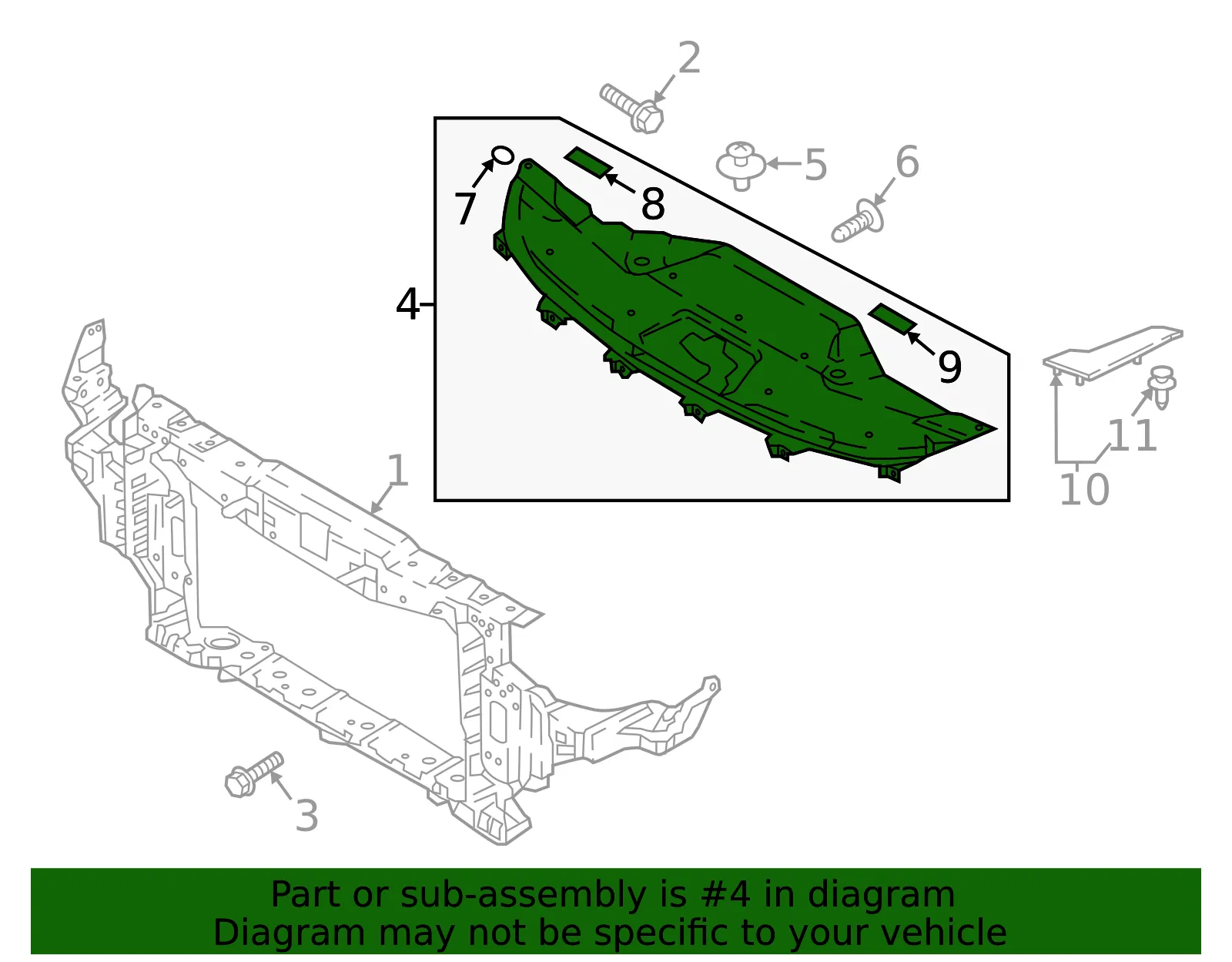 Sight Shield - Kia (86360-J5000) - view 2