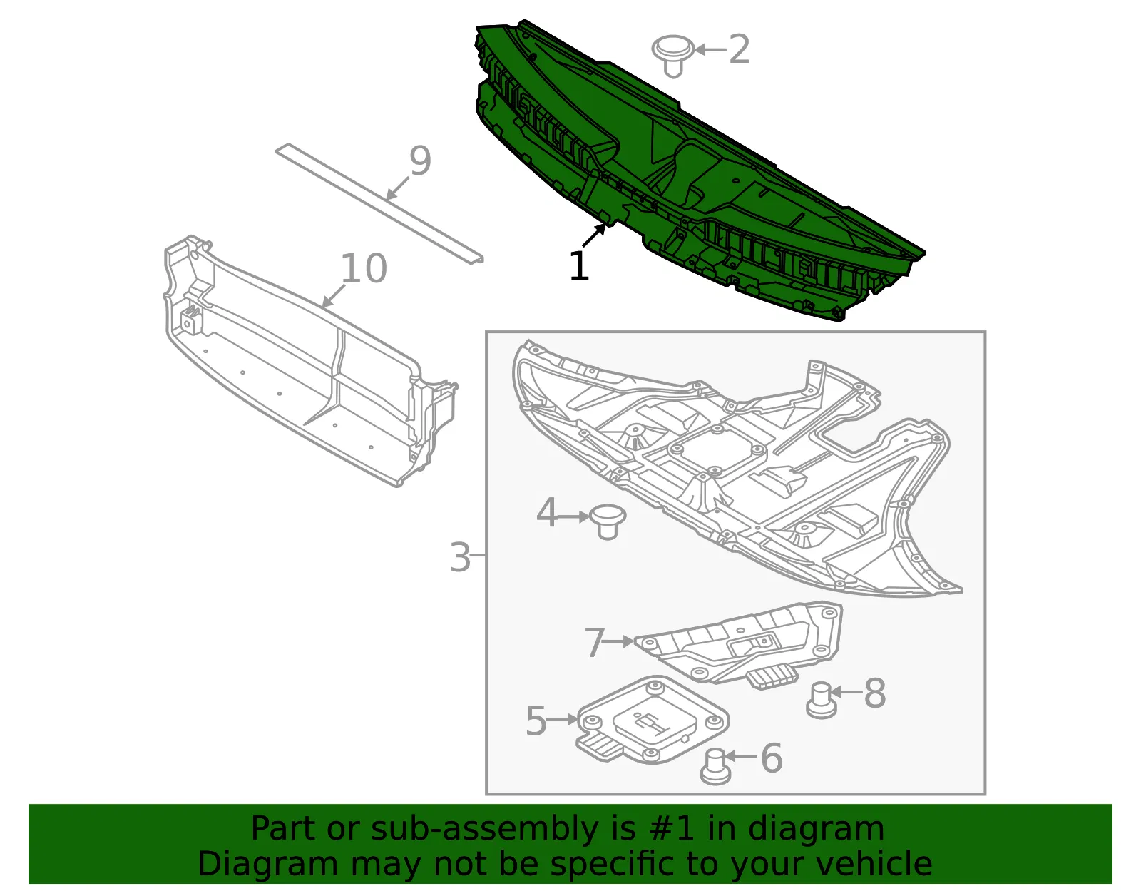 Sight Shield - Kia (86391-CH000) - view 2