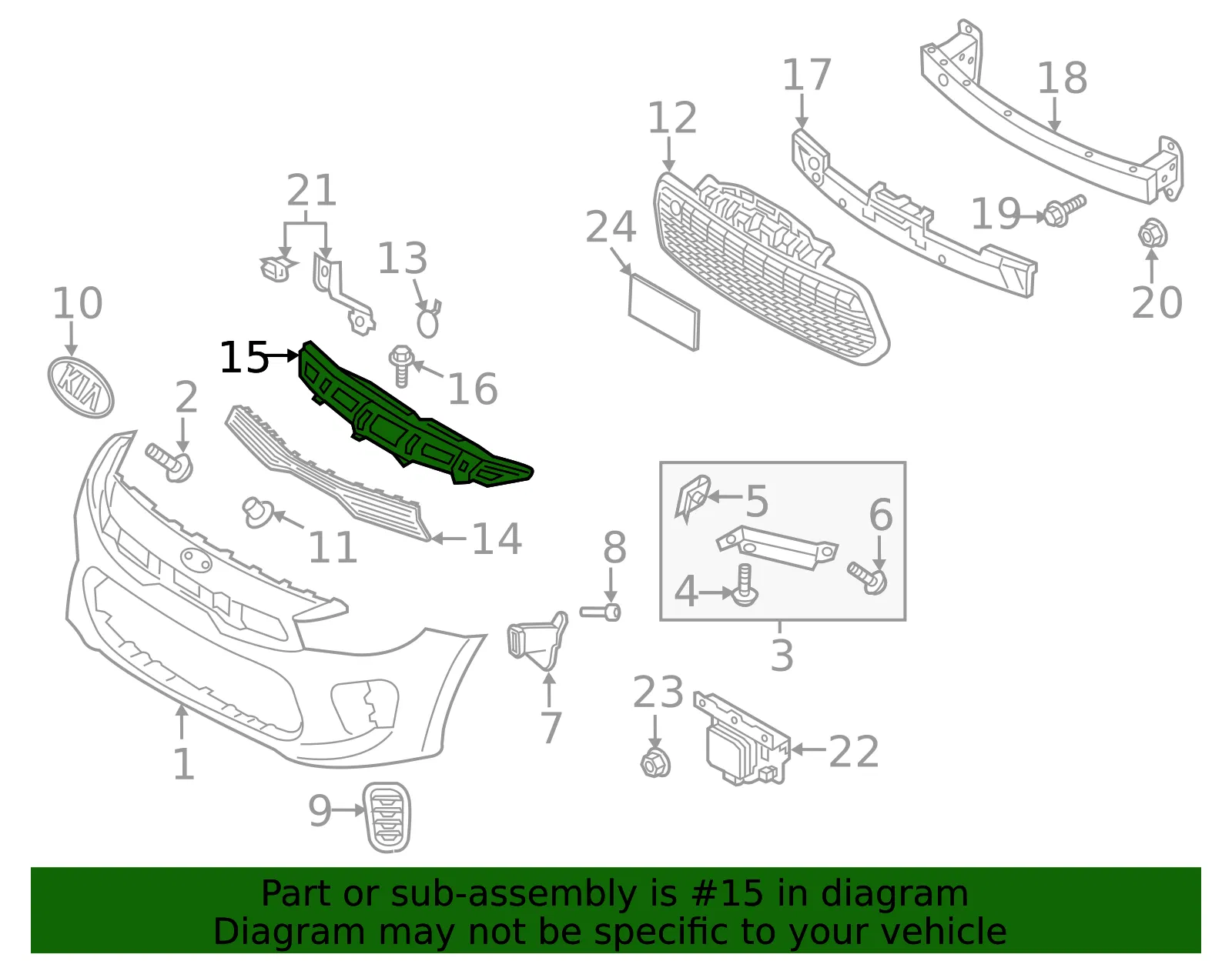 Sight Shield - Kia (86391-H9AA0) - view 2
