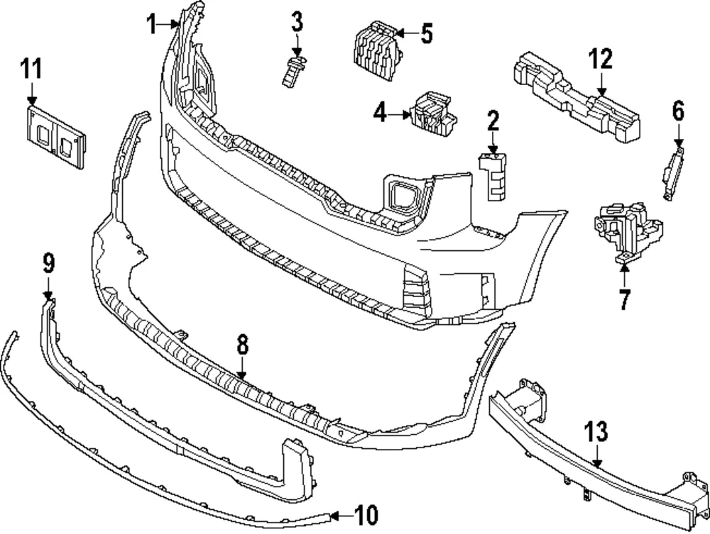 Center Bracket - Kia (86535-R5PA0)