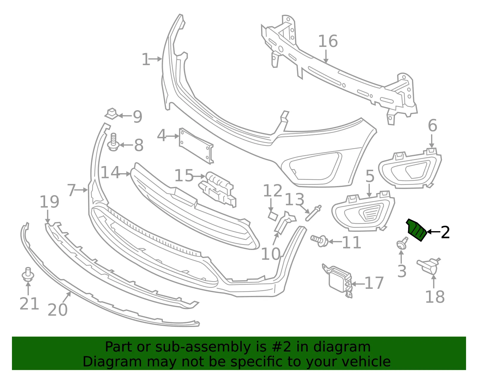 Mount Bracket - Kia (86514-C6000) - view 3