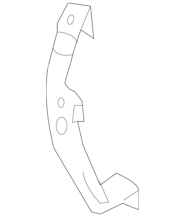 Upper Retainer - Passenger Side (RH) - Kia (86518-1M000)