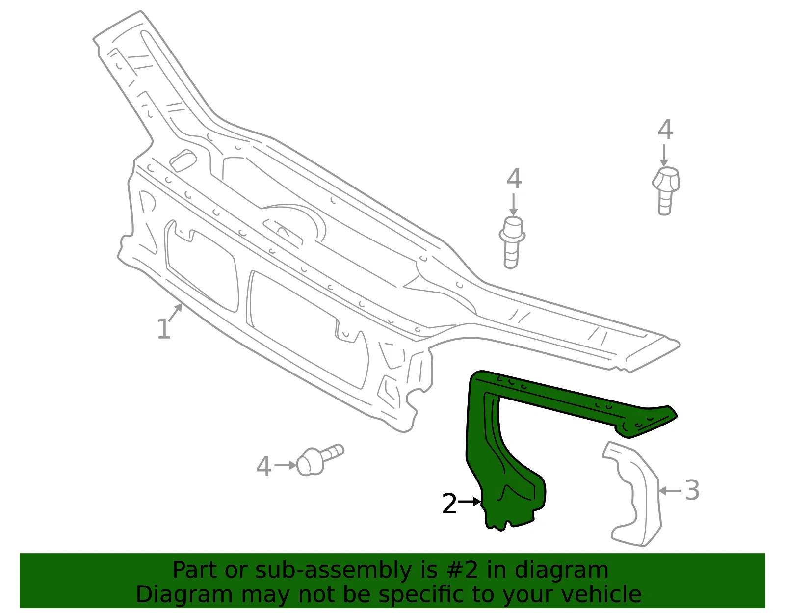 Side Panel - Driver's Side (LH) - Volvo (8652197) - view 3