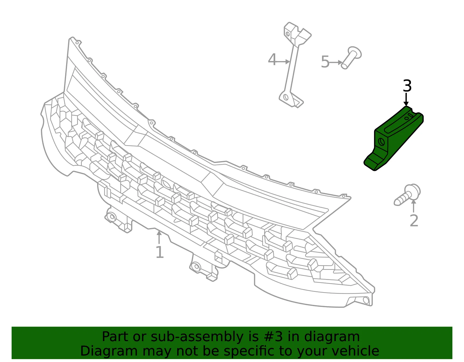 Bracket - Kia (86525-P1EA0) - view 2